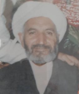 زنده یاد حاج شیخ اسداله قنبری روحانی ساکن الیگودرز
