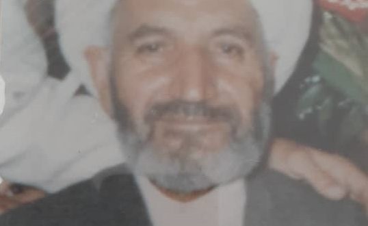 زنده یاد حاج شیخ اسداله قنبری روحانی ساکن الیگودرز